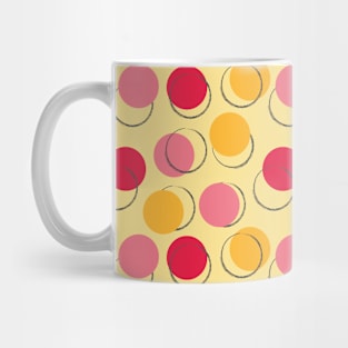 Colorful Circle Seamless Pattern 026#002 Mug